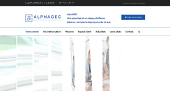 Desktop Screenshot of cabinet-alphagec.com